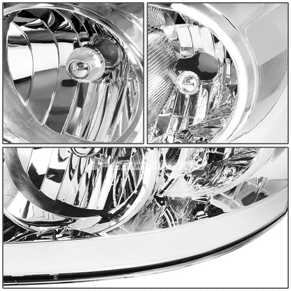 FAROS 06-08 DODGE RAM 1500 / 06-09 RAM 2500 , 3500 2/4-DOOR - FOR 2009 , FIT OLD BODY STYLE ONLY - DOES NOT FIT NEW BODY STYLE MODELS - STOCK HEADLIGHTS WITHOUT AMBER BAR - LED DRL - CHROME HOUSING / CLEAR CORNER - H13 LOW BEAM / HIGH BEAM