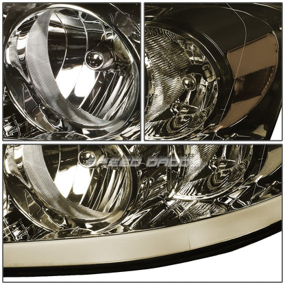 FAROS 06-08 DODGE RAM 1500 / 06-09 RAM 2500 , 3500 2/4-DOOR - FOR 2009 , FIT OLD BODY STYLE ONLY - DOES NOT FIT NEW BODY STYLE MODELS - STOCK HEADLIGHTS WITHOUT AMBER BAR - LED DRL - SMOKE HOUSING / CLEAR CORNER - H13 LOW BEAM / HIGH BEAM