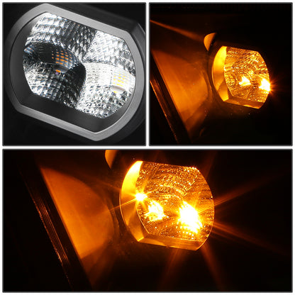 FAROS 19-24 RAM 1500 - WITH FACTORY HALOGEN HEADLIGHTS - OE STYLE - 9005 HIGH / H11 LOW / 12961 MARKER / 4443NA TURN SIGNAL - BLACK HOUSING / CLEAR CORNER