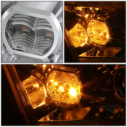 FAROS 19-24 RAM 1500 - WITH FACTORY HALOGEN HEADLIGHTS - OE STYLE - 9005 HIGH / H11 LOW / 12961 MARKER / 4443NA TURN SIGNAL - CHROME HOUSING / CLEAR CORNER