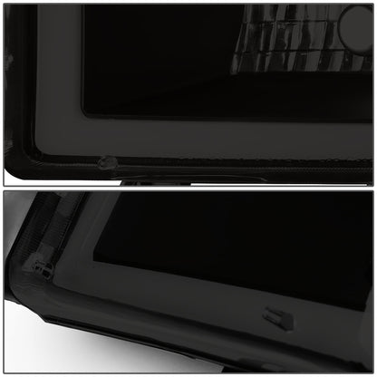 FAROS 94-01 DODGE RAM 1500 / 94-02 DODGE RAM 2500 3500 - DOES NOT FIT SPORT MODELS - LED DRL - SMOKE HOUSING / AMBER CORNER - 9004 LOW BEAM / HIGH BEAM