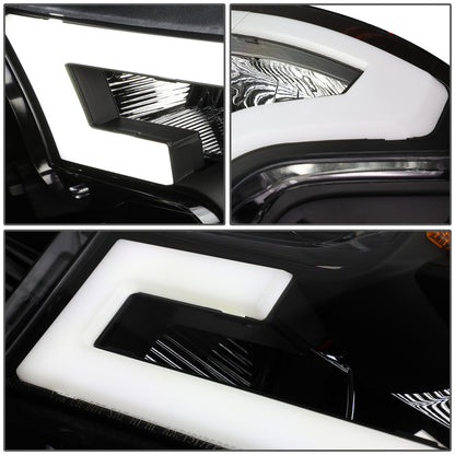 FAROS 15-17 FORD F-150 - ONLY FITS MODELS WITH COMPOSITE HEADLIGHTS - LED DRL - BLACK HOUSING / AMBER CORNER - H11 LOW BEAM / 9005 HIGH BEAM