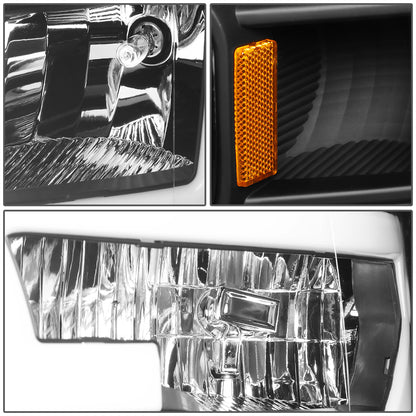 FAROS 15-17 FORD F-150 - ONLY FITS MODELS WITH COMPOSITE HEADLIGHTS - LED DRL - BLACK HOUSING / AMBER CORNER - H11 LOW BEAM / 9005 HIGH BEAM