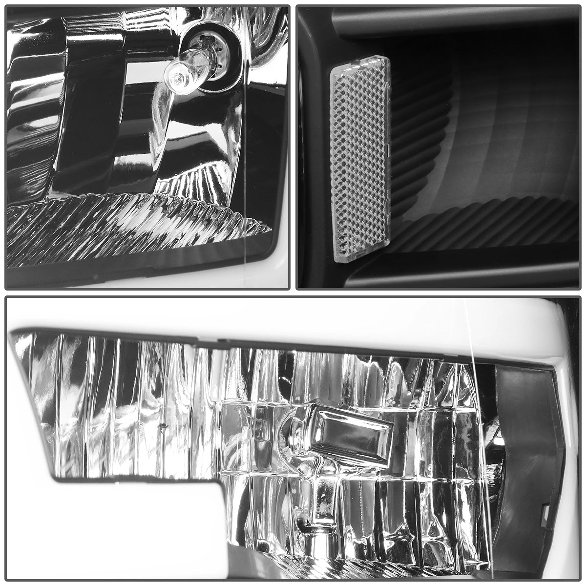 FAROS 15-17 FORD F-150 - ONLY FITS MODELS WITH COMPOSITE HEADLIGHTS - LED DRL - BLACK HOUSING / CLEAR CORNER - H11 LOW BEAM / 9005 HIGH BEAM