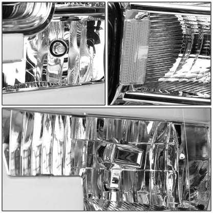 FAROS 15-17 FORD F-150 - ONLY FITS MODELS WITH COMPOSITE HEADLIGHTS - LED DRL - CHROME HOUSING / CLEAR CORNER - H11 LOW BEAM / 9005 HIGH BEAM