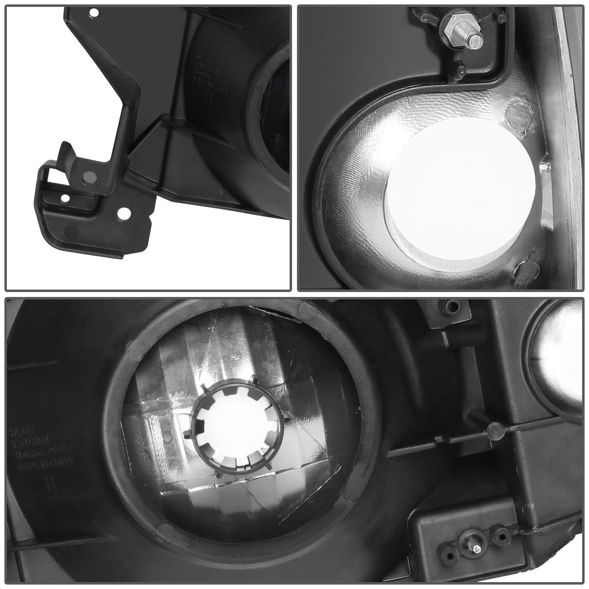 FAROS 87-91 FORD BRONCO - 81-91 FORD F-150 / 87-91 FORD F-250 / 87-91 FORD F-350 - LED DRL - CHROME HOUSING / CLEAR CORNER - 9004 HIGH BEAM / LOW BEAM / 3157 SIGNAL