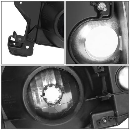 FAROS 87-91 FORD BRONCO - 81-91 FORD F-150 / 87-91 FORD F-250 / 87-91 FORD F-350 - LED DRL - CHROME HOUSING / CLEAR CORNER - 9004 HIGH BEAM / LOW BEAM / 3157 SIGNAL