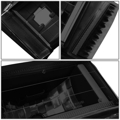 FAROS 91-94 FORD EXPLORER - LED RUNNING LIGHTS REQUIRE TAPPING INTO EXISTING WIRING - LED DRL - BLACK HOUSING / SMOKE LENS / CLEAR CORNER - 9004 LOW BEAM / 9004 HIGH BEAM