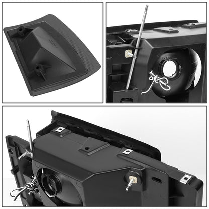 FAROS 91-94 FORD EXPLORER - LED RUNNING LIGHTS REQUIRE TAPPING INTO EXISTING WIRING - LED DRL - BLACK HOUSING / SMOKE LENS / CLEAR CORNER - 9004 LOW BEAM / 9004 HIGH BEAM