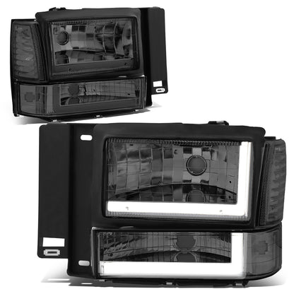FAROS 91-94 FORD EXPLORER - LED RUNNING LIGHTS REQUIRE TAPPING INTO EXISTING WIRING - LED DRL - SMOKE HOUSING / CLEAR CORNER - 9004 LOW BEAM / 9004 HIGH BEAM