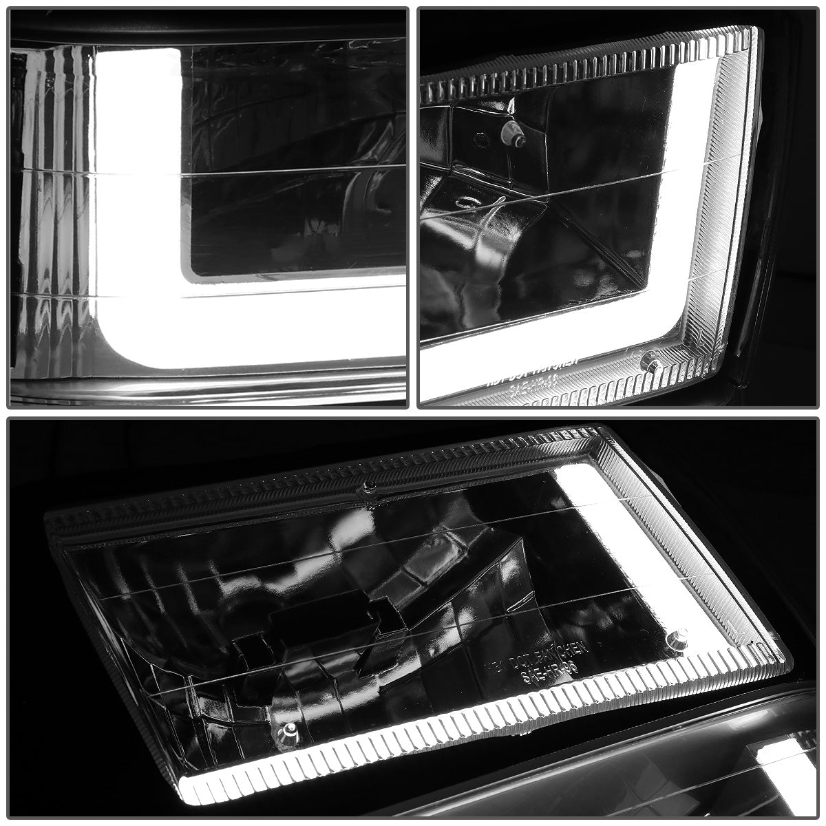 FAROS 91-94 FORD EXPLORER - LED RUNNING LIGHTS REQUIRE TAPPING INTO EXISTING WIRING - LED DRL - SMOKE HOUSING / CLEAR CORNER - 9004 LOW BEAM / 9004 HIGH BEAM