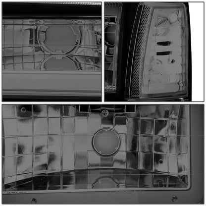 FAROS 91-94 FORD EXPLORER - LED RUNNING LIGHTS REQUIRE TAPPING INTO EXISTING WIRING - LED DRL - SMOKE HOUSING / CLEAR CORNER - 9004 LOW BEAM / 9004 HIGH BEAM