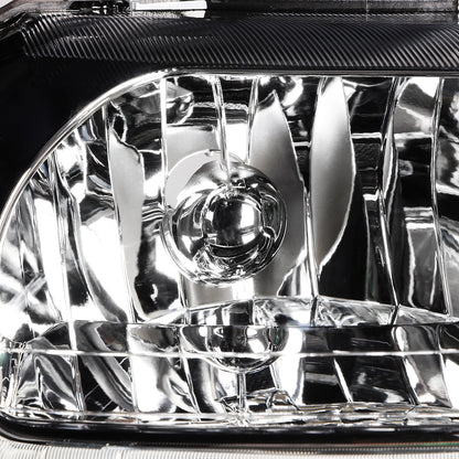 FAROS 99-04 FORD MUSTANG - LED DRL - DAY TIME RUNNING LIGHT STRIP REQUIRES WIRING TO VEHICLE - CHROME HOUSING / CLEAR CORNER - 9007 LOW / HIGH BEAM