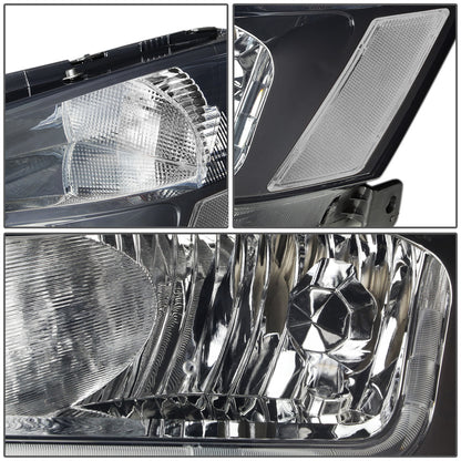 FAROS 03-07 HONDA ACCORD 2/4-DOOR - LED DRL - SMOKE HOUSING / CLEAR CORNER - 9006 LOW BEAM / 9005 HIGH BEAM
