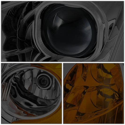 FAROS 01-03 HONDA CIVIC COUPE / SEDAN - LED RUNNING LIGHT REQUIRES WIRING INTO EXISTING LIGHTING WIRE HARNESS - LED DRL - PROJECTOR - SMOKE HOUSING / AMBER CORNER - H7 LOW BEAM / H7 HIGH BEAM