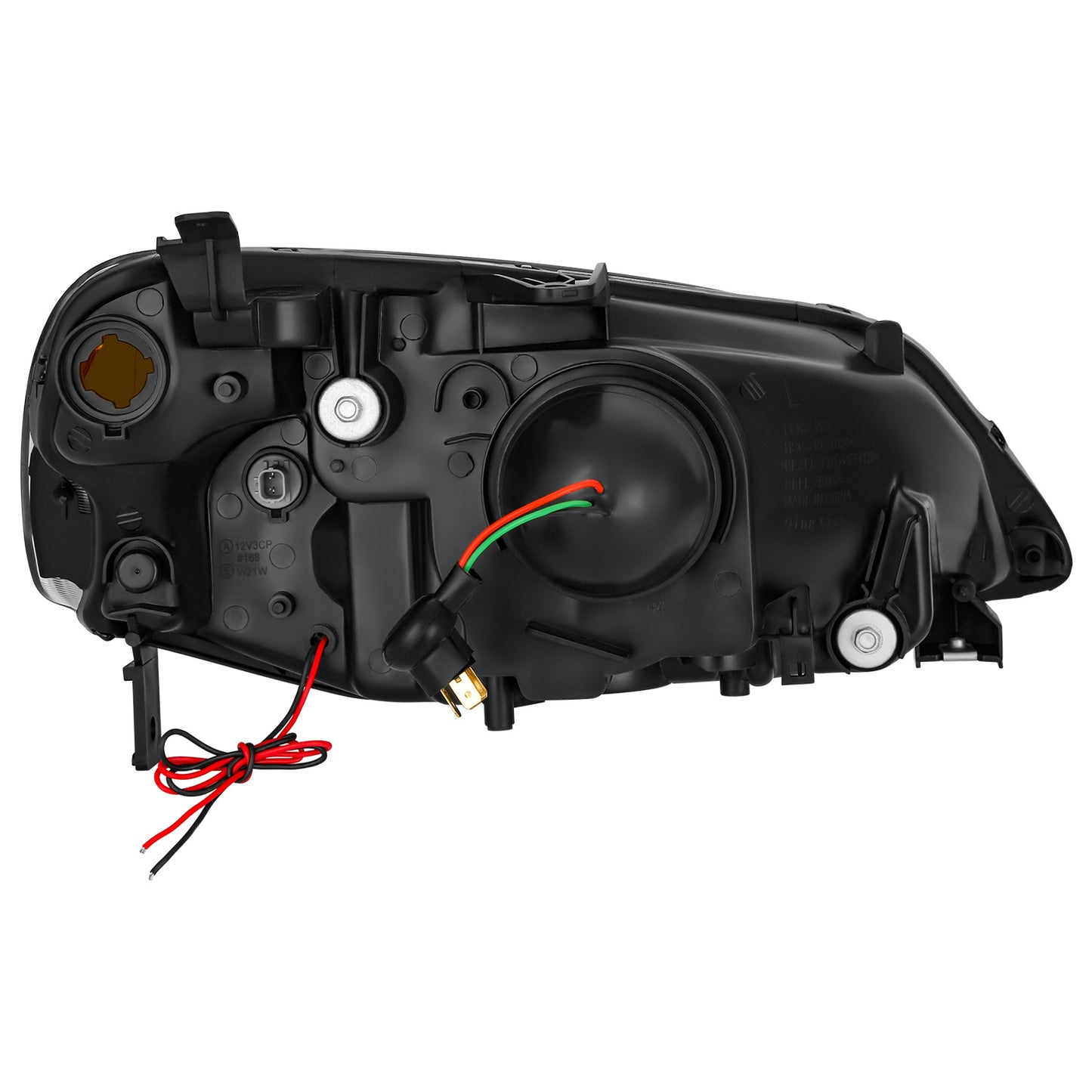 FAROS 01-03 HONDA CIVIC COUPE / SEDAN - LED RUNNING LIGHT REQUIRES WIRING INTO EXISTING LIGHTING WIRE HARNESS - LED DRL - PROJECTOR - SMOKE HOUSING / AMBER CORNER - H7 LOW BEAM / H7 HIGH BEAM