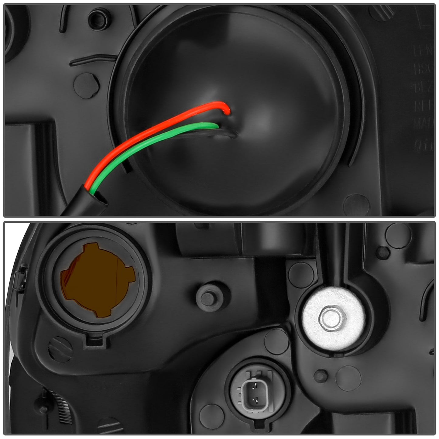 FAROS 01-03 HONDA CIVIC COUPE / SEDAN - LED RUNNING LIGHT REQUIRES WIRING INTO EXISTING LIGHTING WIRE HARNESS - LED DRL - PROJECTOR - SMOKE HOUSING / AMBER CORNER - H7 LOW BEAM / H7 HIGH BEAM
