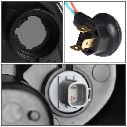 FAROS 01-03 HONDA CIVIC COUPE / SEDAN - LED RUNNING LIGHT REQUIRES WIRING INTO EXISTING LIGHTING WIRE HARNESS - LED DRL - PROJECTOR - SMOKE HOUSING / CLEAR CORNER - H7 LOW BEAM / H7 HIGH BEAM