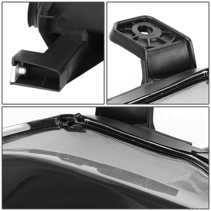 FAROS 96-98 HONDA CIVIC - LED RUNNING LIGHT REQUIRES WIRING INTO EXISTING LIGHTING WIRE HARNESS - LED DRL - PROJECTOR - BLACK HOUSING / CLEAR CORNER - H7 LOW BEAM / H7 HIGH BEAM