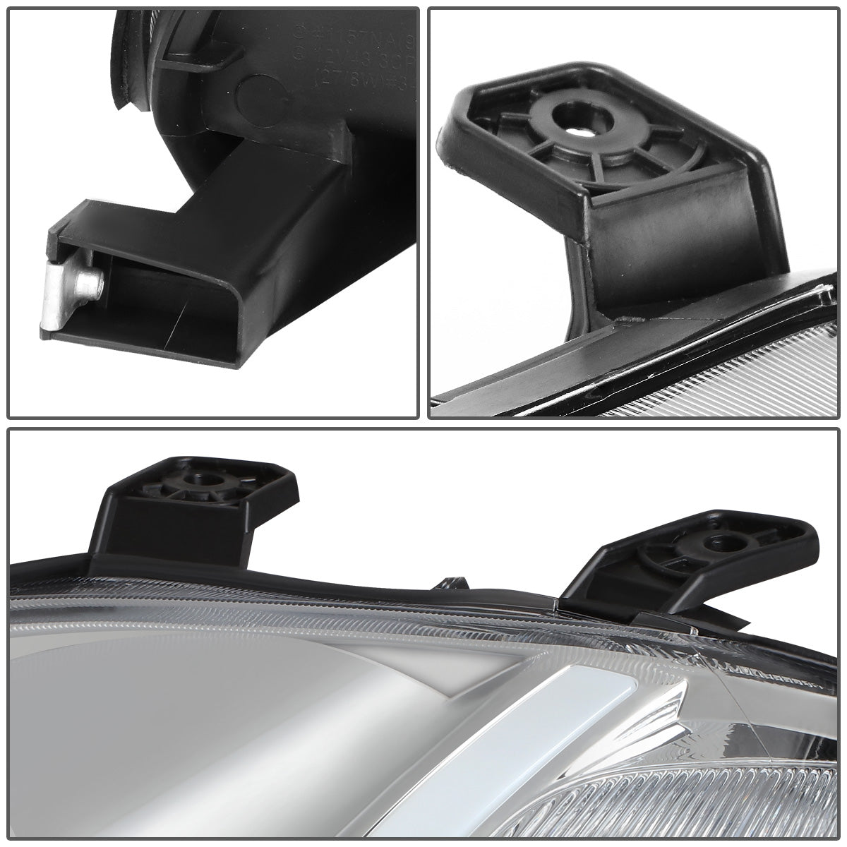 FAROS 96-98 HONDA CIVIC - LED RUNNING LIGHT REQUIRES WIRING INTO EXISTING LIGHTING WIRE HARNESS - LED DRL - PROJECTOR - CHROME HOUSING / CLEAR CORNER - H7 LOW BEAM / H7 HIGH BEAM