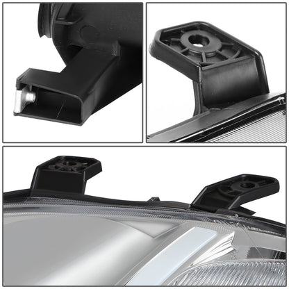 FAROS 96-98 HONDA CIVIC - LED RUNNING LIGHT REQUIRES WIRING INTO EXISTING LIGHTING WIRE HARNESS - LED DRL - PROJECTOR - CHROME HOUSING / CLEAR CORNER - H7 LOW BEAM / H7 HIGH BEAM