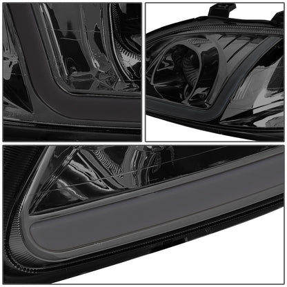 FAROS 99-00 HONDA CIVIC - LED RUNNING LIGHT REQUIRES WIRING INTO EXISTING LIGHTING WIRE HARNESS - LED DRL - PROJECTOR - SMOKE HOUSING / CLEAR CORNER - H7 LOW BEAM / H7 HIGH BEAM