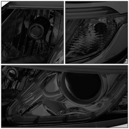 FAROS 14-15 KIA SORENTO - FITS MODELS WITH HALOGEN HEADLIGHTS WITH LED DRL - LED DRL - SMOKE HOUSING / CLEAR CORNER