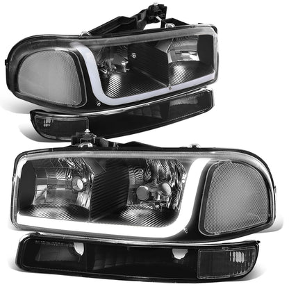 FAROS 99-07 GMC SIERRA 1500 / 01-07 GMC SIERRA 1500HD, SIERRA 2500HD, SIERRA 3500HD / 99-04 GMC SIERRA 2500 / 99-06 GMC YUKON / 00-06 GMC YUKON XL 1500, YUKON XL 2500 / 2001 GMC SIERRA C3 - DOES NOT FIT DENALI TRIMS / FITS 2007 CLASSIC MODELS ONLY - LED