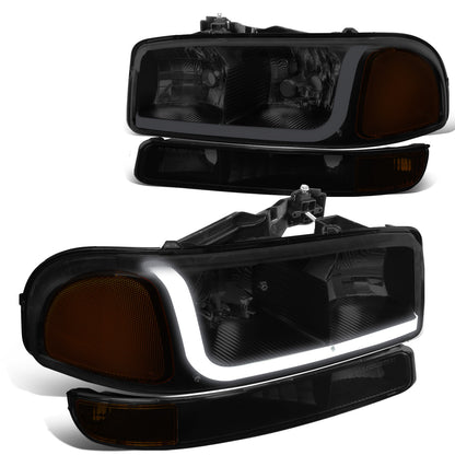 FAROS 99-07 GMC SIERRA 1500 / 01-07 GMC SIERRA 1500HD, SIERRA 2500HD, SIERRA 3500HD / 99-04 GMC SIERRA 2500 / 99-06 GMC YUKON / 00-06 GMC YUKON XL 1500, YUKON XL 2500 / 2001 GMC SIERRA C3 - DOES NOT FIT DENALI TRIMS / FITS 2007 CLASSIC MODELS ONLY - LED