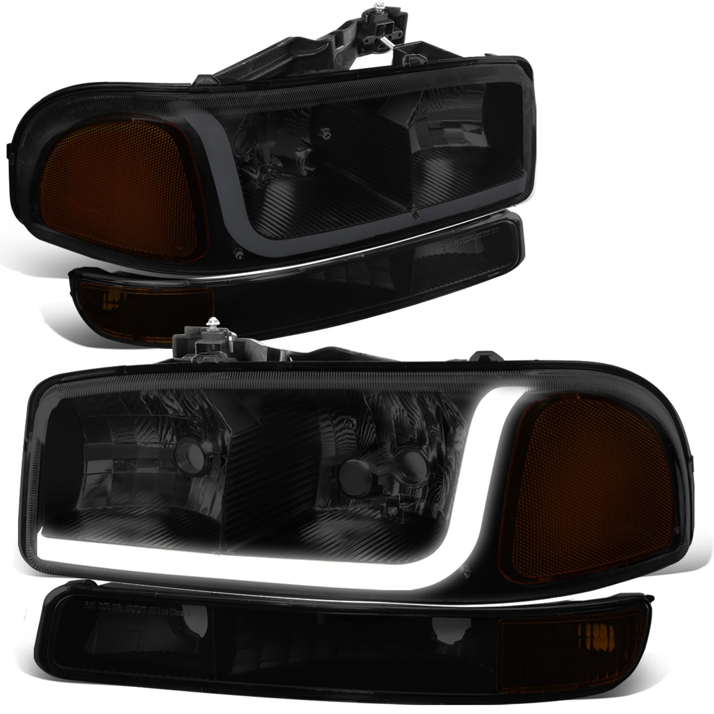 FAROS 99-07 GMC SIERRA 1500 / 01-07 GMC SIERRA 1500HD, SIERRA 2500HD, SIERRA 3500HD / 99-04 GMC SIERRA 2500 / 99-06 GMC YUKON / 00-06 GMC YUKON XL 1500, YUKON XL 2500 / 2001 GMC SIERRA C3 - DOES NOT FIT DENALI TRIMS / FITS 2007 CLASSIC MODELS ONLY - LED
