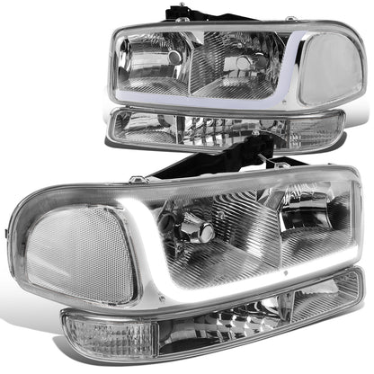 FAROS 99-07 GMC SIERRA 1500 / 01-07 GMC SIERRA 1500HD, SIERRA 2500HD, SIERRA 3500HD / 99-04 GMC SIERRA 2500 / 99-06 GMC YUKON / 00-06 GMC YUKON XL 1500, YUKON XL 2500 / 2001 GMC SIERRA C3 - DOES NOT FIT DENALI TRIMS / FITS 2007 CLASSIC MODELS ONLY - LED
