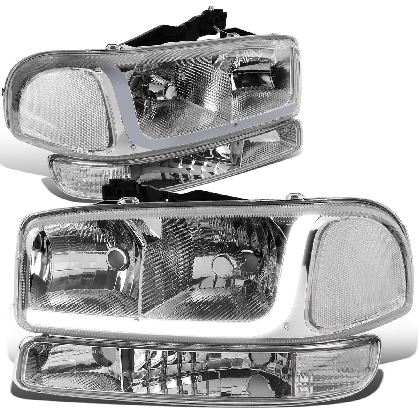 FAROS 99-07 GMC SIERRA 1500 / 01-07 GMC SIERRA 1500HD, SIERRA 2500HD, SIERRA 3500HD / 99-04 GMC SIERRA 2500 / 99-06 GMC YUKON / 00-06 GMC YUKON XL 1500, YUKON XL 2500 / 2001 GMC SIERRA C3 - DOES NOT FIT DENALI TRIMS / FITS 2007 CLASSIC MODELS ONLY - LED