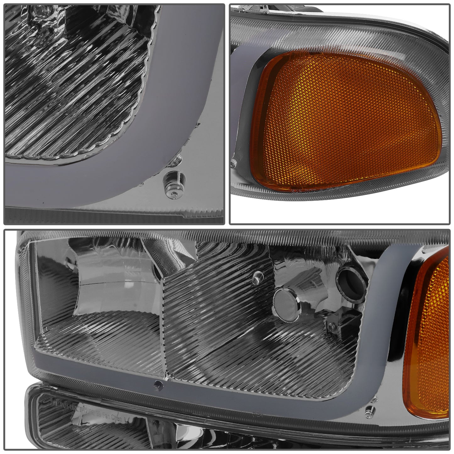 FAROS 99-07 GMC SIERRA 1500 / 01-07 GMC SIERRA 1500HD, SIERRA 2500HD, SIERRA 3500HD / 99-04 GMC SIERRA 2500 / 99-06 GMC YUKON / 00-06 GMC YUKON XL 1500, YUKON XL 2500 / 2001 GMC SIERRA C3 - DOES NOT FIT DENALI TRIMS / FITS 2007 CLASSIC MODELS ONLY - LED