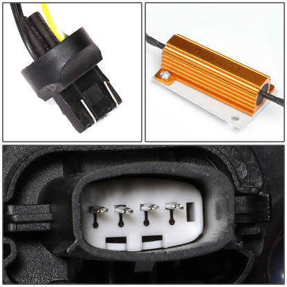 FAROS 18-21 FORD F-150 - FITS MODELS WITH HALOGEN HEADLIGHTS ONLY - C-BAR LED DRL - SEQUENTIAL LED - BLACK HOUSING / AMBER CORNER