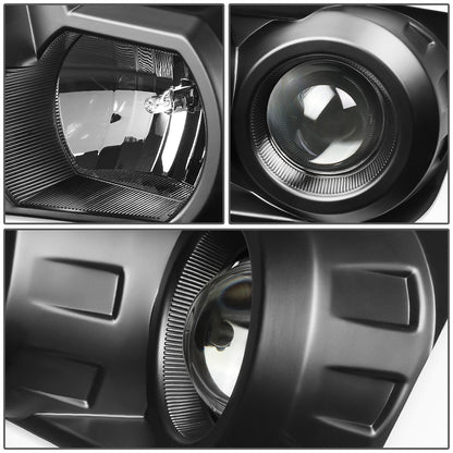 FAROS 08-17 TOYOTA SEQUOIA / 07-13 TOYOTA TUNDRA - FITS MODELS WITHOUT LEVEL ADJUSTER - DRL LIGHT BAR WILL REQUIRE WIRING TO EXISTING HARNESS - LED DRL - PROJECTOR - BLACK HOUSING / AMBER CORNER - H1 LOW BEAM / H1 HIGH BEAM