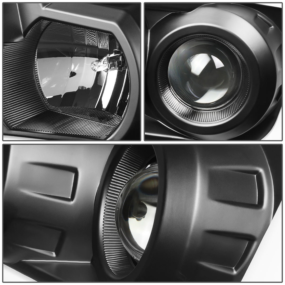 FAROS 08-17 TOYOTA SEQUOIA / 07-13 TOYOTA TUNDRA - FITS MODELS WITHOUT LEVEL ADJUSTER - DRL LIGHT BAR WILL REQUIRE WIRING TO EXISTING HARNESS - LED DRL - PROJECTOR - BLACK HOUSING / CLEAR CORNER - H1 LOW BEAM / H1 HIGH BEAM