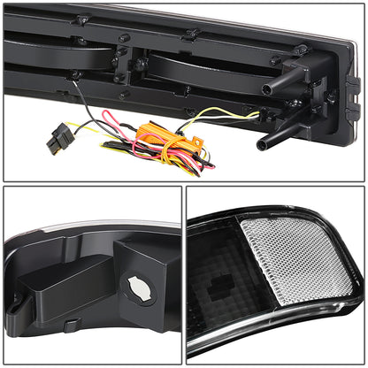 FAROS CLEAR LENS,CLEAR REFLECTOR,BLACK HOUSING - 4PCS - LED BAR - 03-14 CHEVROLET EXPRESS 1500 / 03-23 CHEVROLET EXPRESS 2500 / 03-23 CHEVROLET EXPRESS 3500 / 09-22 CHEVROLET EXPRESS 4500 / 03-14 GMC SAVANA 1500 / 03-23 GMC SAVANA 2500 / 03-23 GMC SAVANA