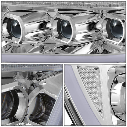 FAROS RAM 1500 2019-2024 - WITH FACTORY HALOGEN HEADLIGHTS - OE STYLE - 9005 HIGH / H11 LOW / 12961 MARKER - CHROME HOUSING / CLEAR CORNER