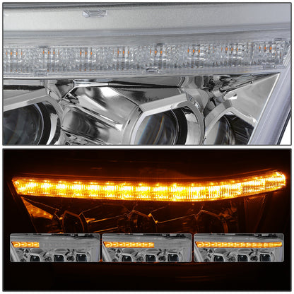 FAROS RAM 1500 2019-2024 - WITH FACTORY HALOGEN HEADLIGHTS - OE STYLE - 9005 HIGH / H11 LOW / 12961 MARKER - CHROME HOUSING / CLEAR CORNER
