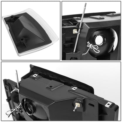 FAROS 91-94 FORD EXPLORER - LED RUNNING LIGHTS REQUIRE TAPPING INTO EXISTING WIRING - LED DRL - BLACK HOUSING / CLEAR CORNER - 9004 LOW BEAM / 9004 HIGH BEAM