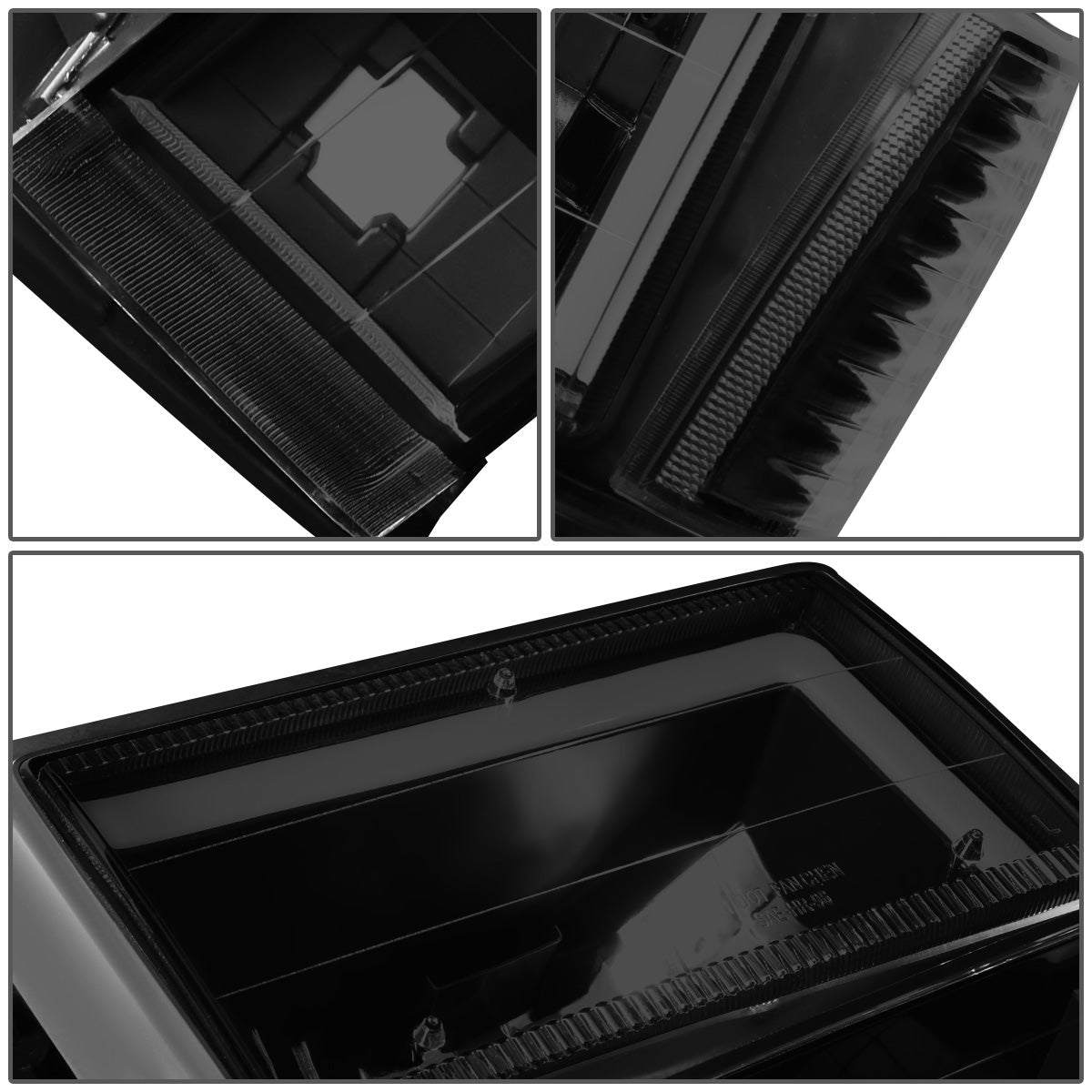 FAROS 91-94 FORD EXPLORER - LED RUNNING LIGHTS REQUIRE TAPPING INTO EXISTING WIRING - LED DRL - BLACK HOUSING / SMOKE LENS / CLEAR CORNER - 9004 LOW BEAM / 9004 HIGH BEAM