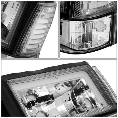 FAROS 91-94 FORD EXPLORER - LED RUNNING LIGHTS REQUIRE TAPPING INTO EXISTING WIRING - LED DRL - CHROME HOUSING / CLEAR CORNER - 9004 LOW BEAM / 9004 HIGH BEAM