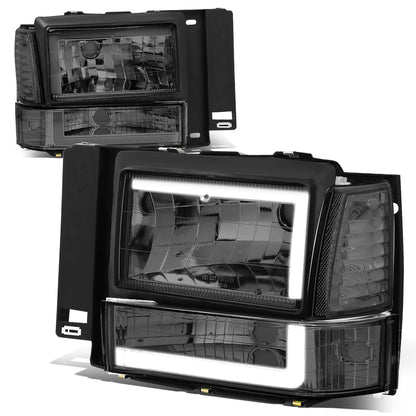 FAROS 91-94 FORD EXPLORER - LED RUNNING LIGHTS REQUIRE TAPPING INTO EXISTING WIRING - LED DRL - SMOKE HOUSING / CLEAR CORNER - 9004 LOW BEAM / 9004 HIGH BEAM