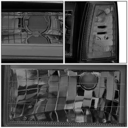 FAROS 91-94 FORD EXPLORER - LED RUNNING LIGHTS REQUIRE TAPPING INTO EXISTING WIRING - LED DRL - SMOKE HOUSING / CLEAR CORNER - 9004 LOW BEAM / 9004 HIGH BEAM