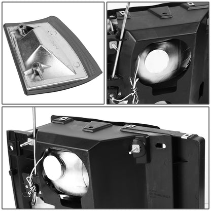 FAROS 91-94 FORD EXPLORER - LED RUNNING LIGHTS REQUIRE TAPPING INTO EXISTING WIRING - LED DRL - SMOKE HOUSING / CLEAR CORNER - 9004 LOW BEAM / 9004 HIGH BEAM