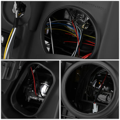 FAROS 17-22 NISSAN TITAN / 16-22 NISSAN TITAN XD - FITS MODELS WITH HALOGEN HEADLIGHTS ONLY - DOES NOT FIT FACTORY HID EQUIPPED MODELS - PROJECTOR CONVERSION LED RUNNING LIGHT STRIP - H1 LOW BEAM / H1 HIGH BEAM / 2825 SIDE MARKER - BLACK HOUSING / CLEAR