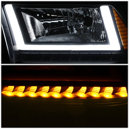 FAROS 09-10 DODGE RAM 1500 / 2010 DODGE RAM 2500 / 2010 DODGE RAM 3500 / 13-18 RAM 1500 / 19-24 RAM 1500 CLASSIC / 13-18 RAM 2500 / 13-18 RAM 3500 - FITS MODELS WITHOUT FACTORY PROJECTOR HEADLIGHT - H13 HIGH / LOW BEAM - U PATTERN 3D LIGHT BAR - BLACK /