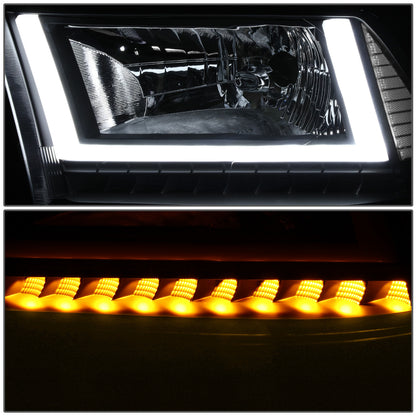 FAROS 09-10 DODGE RAM 1500 / 2010 DODGE RAM 2500 / 2010 DODGE RAM 3500 / 13-18 RAM 1500 / 19-24 RAM 1500 CLASSIC / 13-18 RAM 2500 / 13-18 RAM 3500 - FITS MODELS WITHOUT FACTORY PROJECTOR HEADLIGHT - H13 HIGH / LOW BEAM - U PATTERN 3D LIGHT BAR - BLACK /
