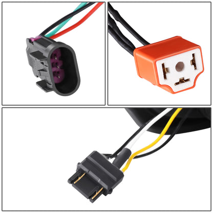 FAROS 09-10 DODGE RAM 1500 / 2010 DODGE RAM 2500 / 2010 DODGE RAM 3500 / 13-18 RAM 1500 / 19-24 RAM 1500 CLASSIC / 13-18 RAM 2500 / 13-18 RAM 3500 - FITS MODELS WITHOUT FACTORY PROJECTOR HEADLIGHT - H13 HIGH / LOW BEAM - U PATTERN 3D LIGHT BAR - SMOKED /