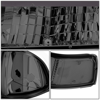 FAROS 98-04 CHEVROLET BLAZER / 98-04 CHEVROLET S10 - 194 MARKER - LED SWITCHBACK L-PATTERN LIGHT BAR - SMOKED / CLEAR